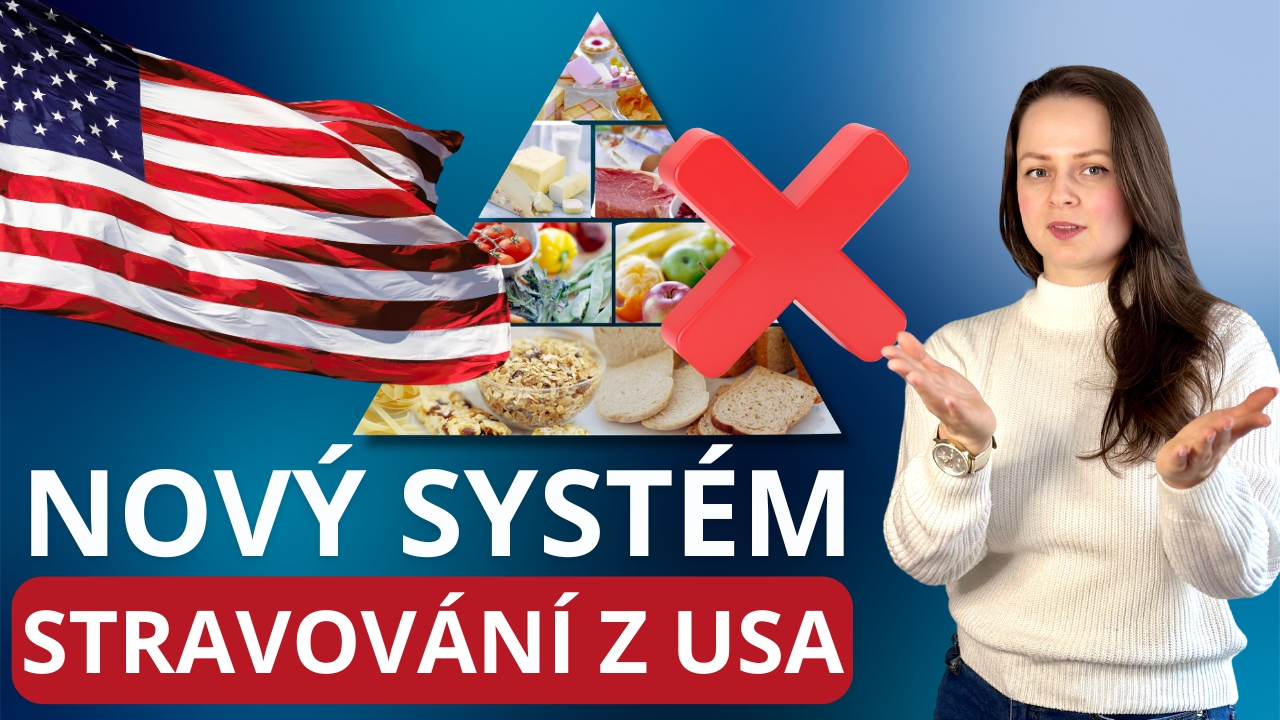 Nová potravinová pyramida z USA / Jak to změní NAŠE STRAVOVÁNÍ