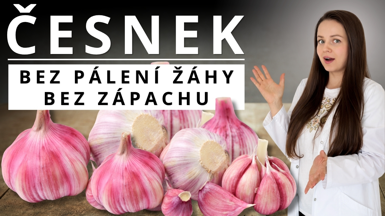 PŘÍRODNÍ ANTIBIOTIKUM / Úžasné účinky česneku / Česnek bez zápachu