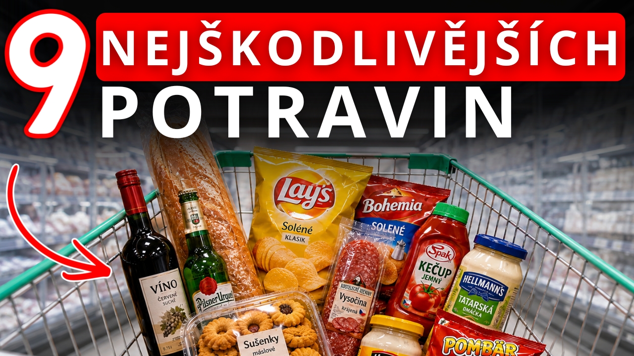 70 % potravin v obchodě NENÍ vhodných k jídlu! / TOP 9 nejškodlivějších potravin